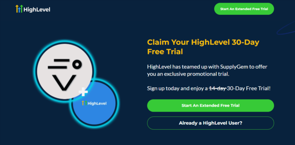 Get a Free Trial on HighLevel